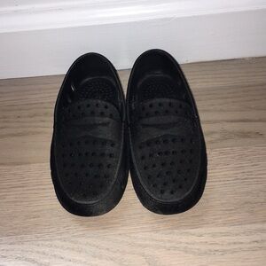 Floafers Black Suede Size 10